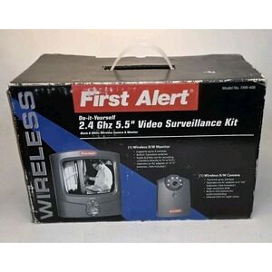 NEW First Alert Wireless Video Surveillance Kit Monitor And Camera